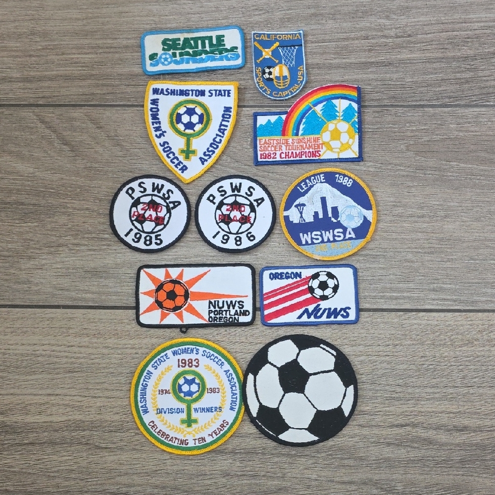 Vintage Soccer Patches Collection